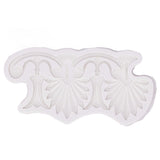 Cake Border Silicone Mold European Retro Pattern DIY Gray Nontoxic for Clay Resin Chocolate