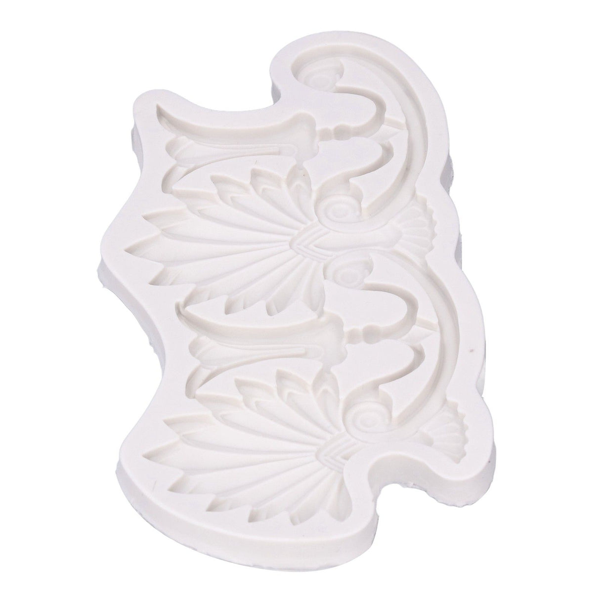 Cake Border Silicone Mold European Retro Pattern DIY Gray Nontoxic for Clay Resin Chocolate