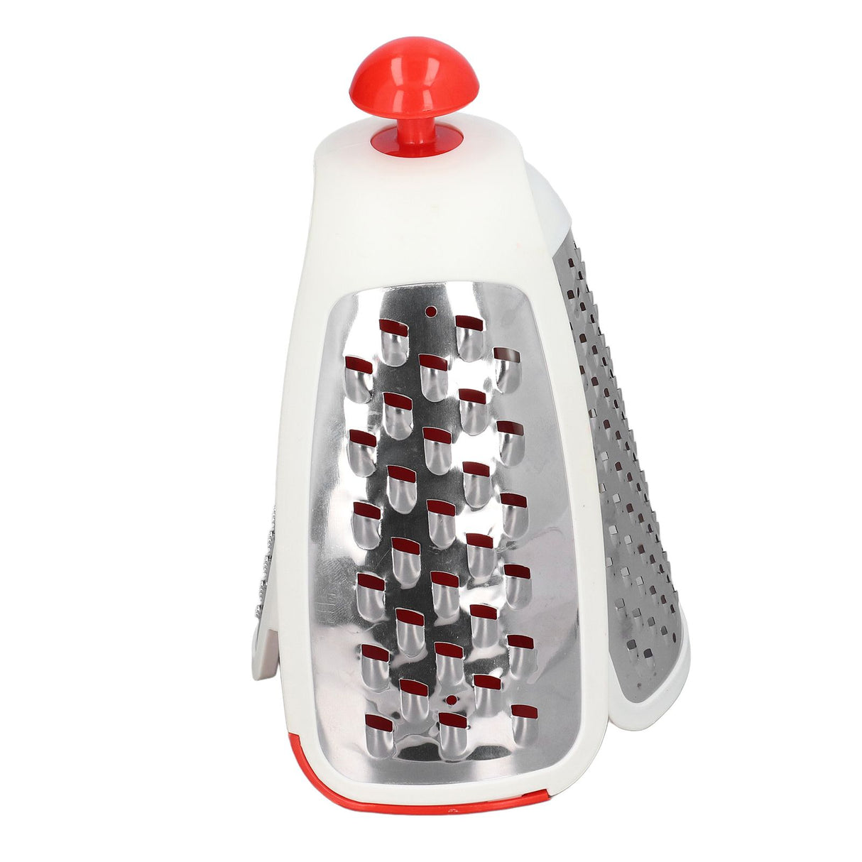 Vegetable Cutter 4 in 1 Multifunctional Stainless Steel Portable Lightweight Easy Operation Veggie ChopperRed