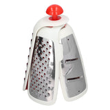 Vegetable Cutter 4 in 1 Multifunctional Stainless Steel Portable Lightweight Easy Operation Veggie ChopperRed - Extra Image