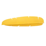 Kitchen Sink Water Splash Guard Elastic Reusable Banana Leaf Water Sink Splashing Guard for Dishes Vegetables Washing Yellow - 45-Degree Angle