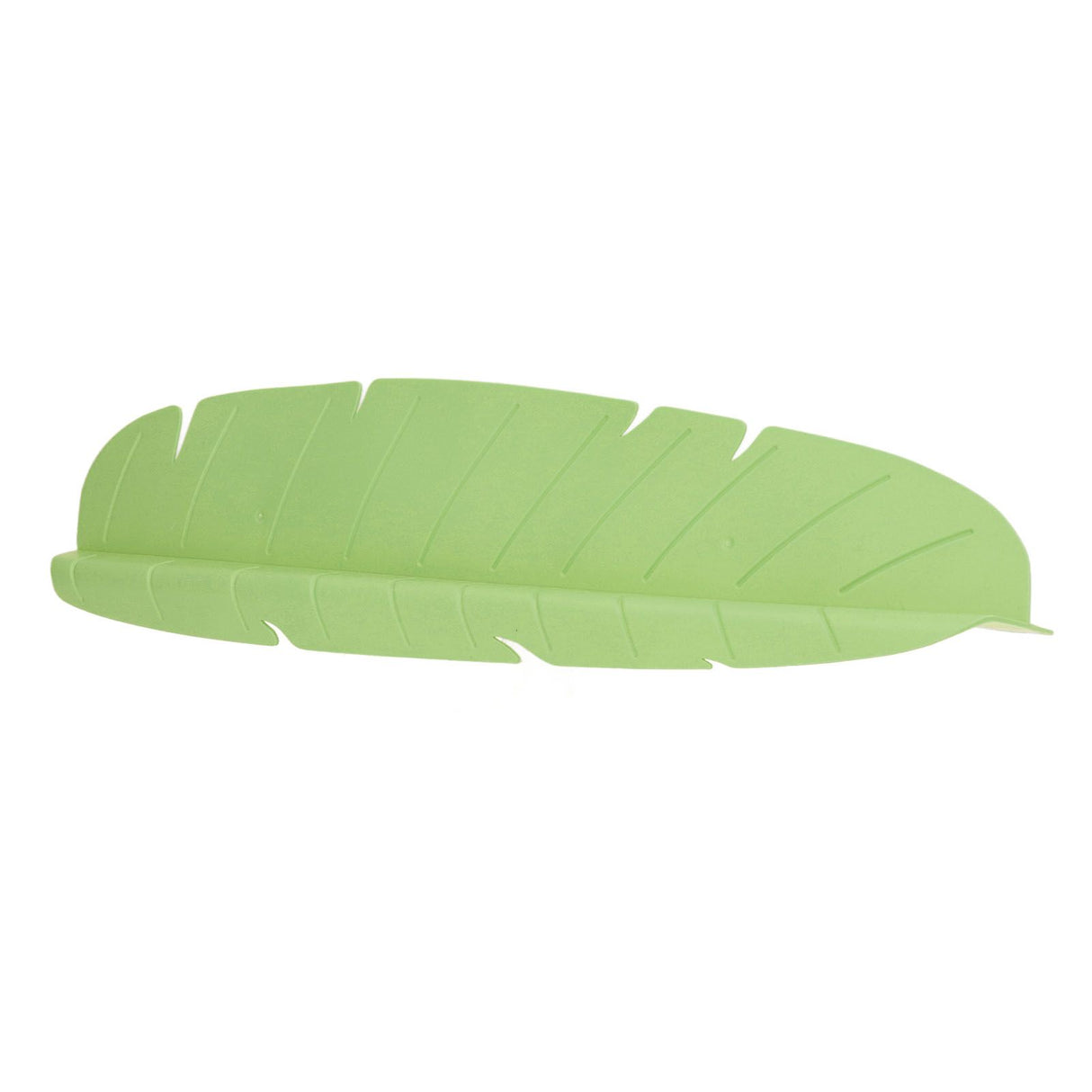 Kitchen Sink Water Splash Guard Elastic Reusable Banana Leaf Water Sink Splashing Guard for Dishes Vegetables Washing Green