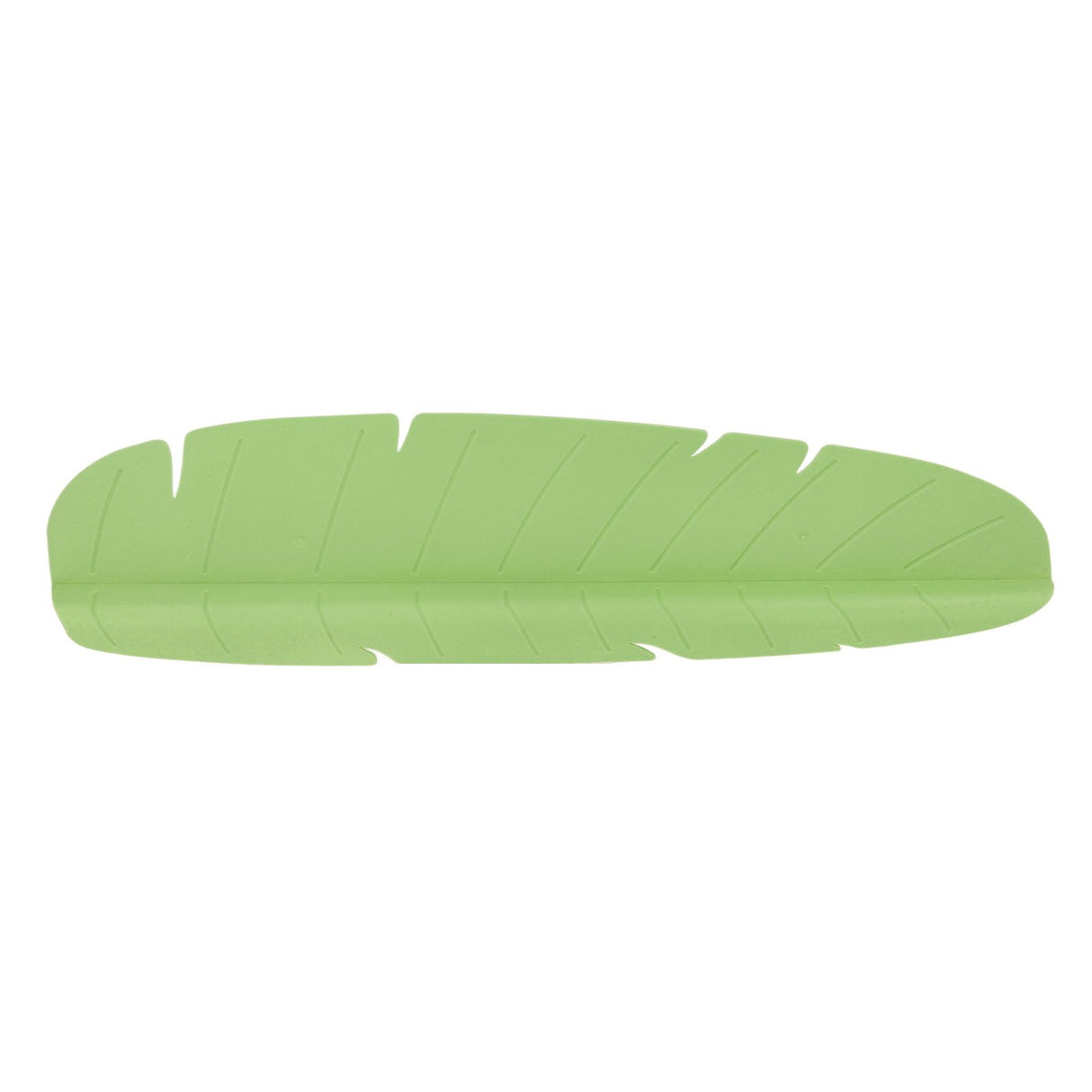 Kitchen Sink Water Splash Guard Elastic Reusable Banana Leaf Water Sink Splashing Guard for Dishes Vegetables Washing Green