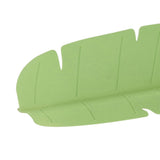 Kitchen Sink Water Splash Guard Elastic Reusable Banana Leaf Water Sink Splashing Guard for Dishes Vegetables Washing Green