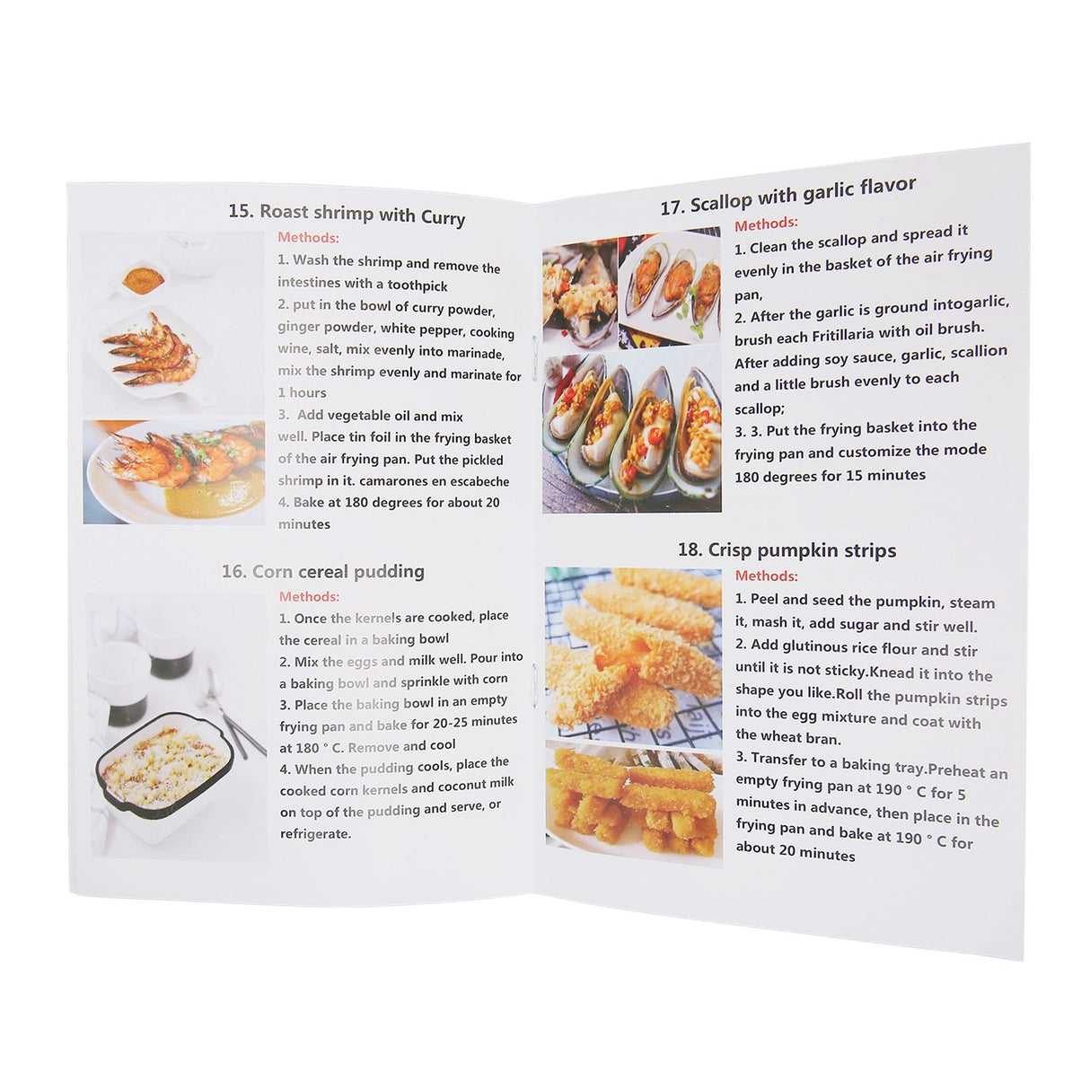 Air Fryer Cookbook 32 Recipes Color Pictures Practical Food Fryer Cookbook for Beginners and Advanced Users