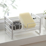 Sponge Storage Rack Iron Detachable Steel Ball Soap Drain Holder with Draining Tray for Kitchen 11