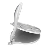 Tortilla Press 7.7in Rust Proof Aluminum Alloy Silver Heavy Duty Quesadilla Maker for Home Pasta Shops