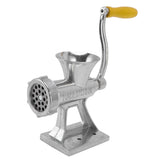 Manual Meat Grinder Silver Simple Operation Small Meat Mincer with Handle for Home Kitchen Restaurants Butcher Shops