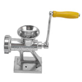 Manual Meat Grinder Silver Simple Operation Small Meat Mincer with Handle for Home Kitchen Restaurants Butcher Shops