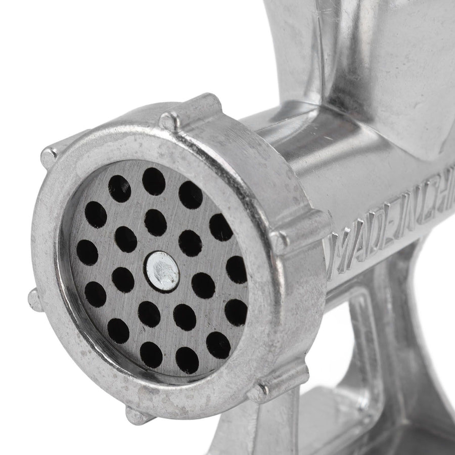 Manual Meat Grinder Silver Simple Operation Small Meat Mincer with Handle for Home Kitchen Restaurants Butcher Shops