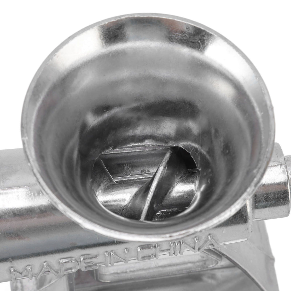 Manual Meat Grinder Silver Simple Operation Small Meat Mincer with Handle for Home Kitchen Restaurants Butcher Shops