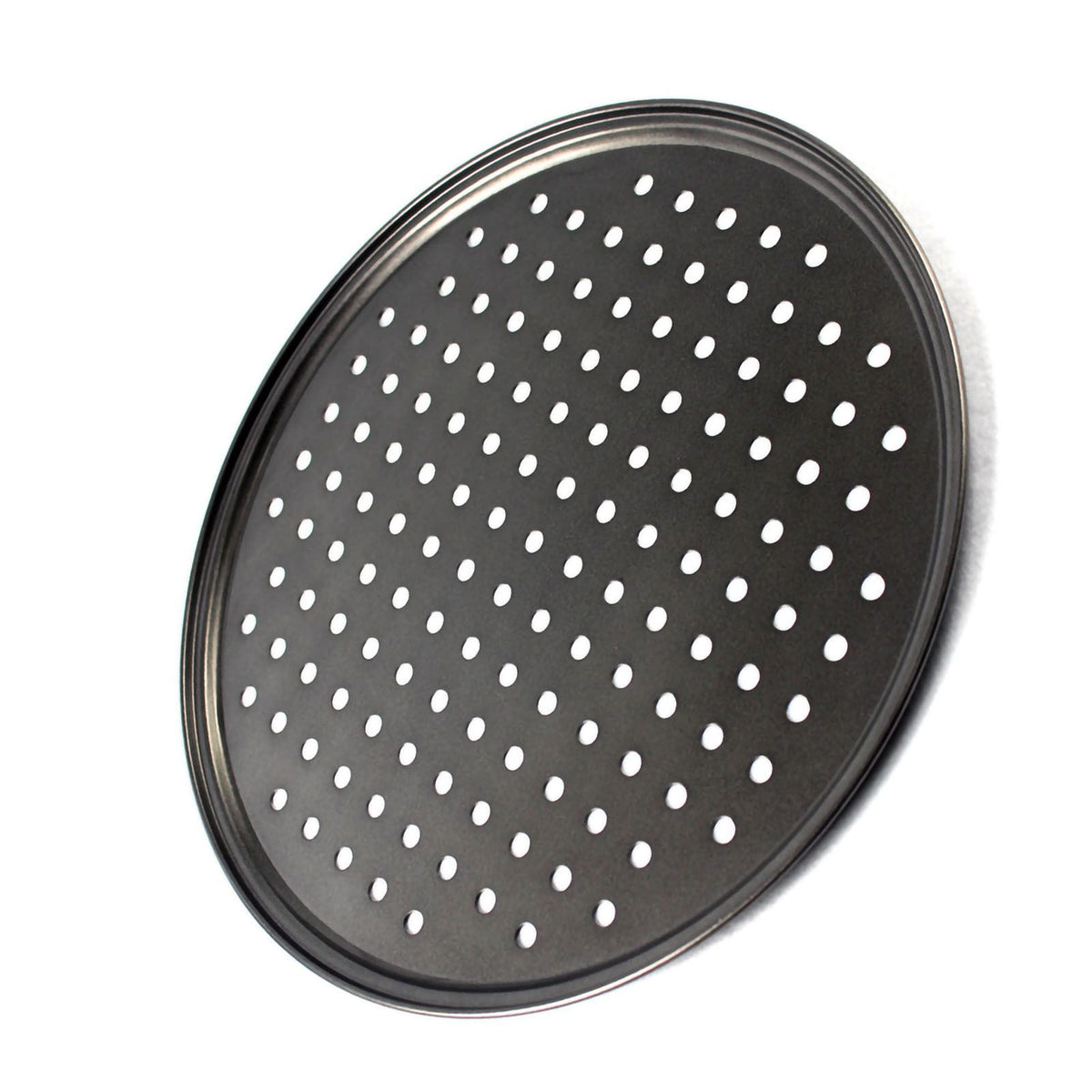 Perforated Pizza Pan Non Stick Baking Easy Unmolding Firm Bottom Vented Pizza Pan 32CM