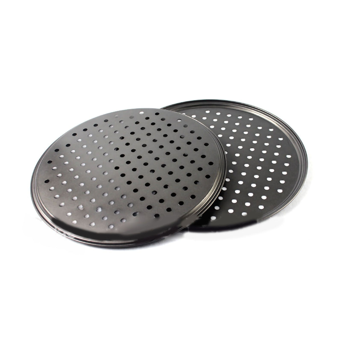 Perforated Pizza Pan Non Stick Baking Easy Unmolding Firm Bottom Vented Pizza Pan 32CM