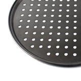 Perforated Pizza Pan Non Stick Baking Easy Unmolding Firm Bottom Vented Pizza Pan 32CM