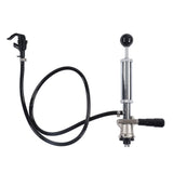 Beer Keg Pump Leakproof Rustproof Stainless Steel Beer Quick Keg Tap Pump S Type Dispenser for Picnic Party Wedding