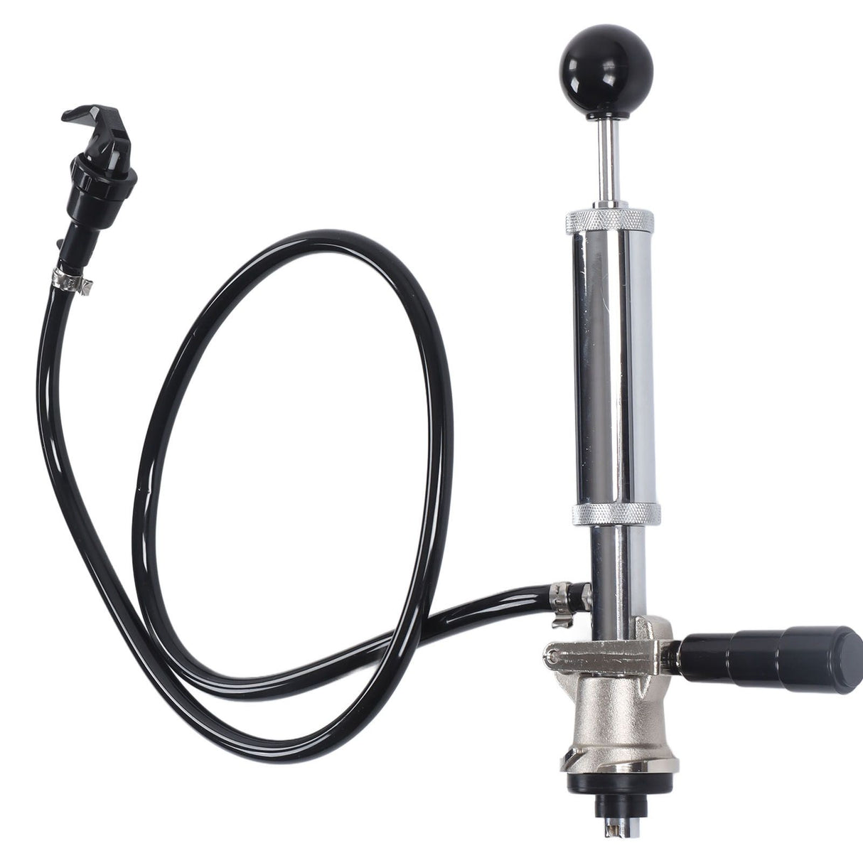 Beer Keg Pump Leakproof Rustproof Stainless Steel Beer Quick Keg Tap Pump S Type Dispenser for Picnic Party Wedding