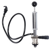 Beer Keg Pump Leakproof Rustproof Stainless Steel Beer Quick Keg Tap Pump S Type Dispenser for Picnic Party Wedding - Top-Down View