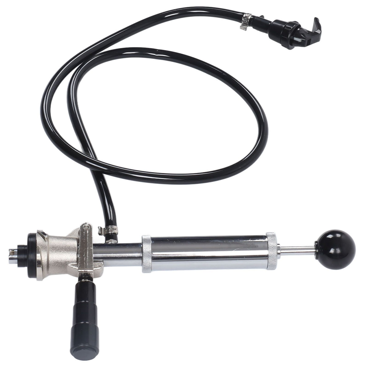 Beer Keg Pump Leakproof Rustproof Stainless Steel Beer Quick Keg Tap Pump S Type Dispenser for Picnic Party Wedding