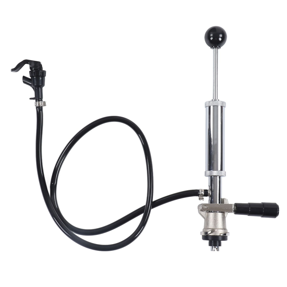 Beer Keg Pump Leakproof Rustproof Stainless Steel Beer Quick Keg Tap Pump S Type Dispenser for Picnic Party Wedding