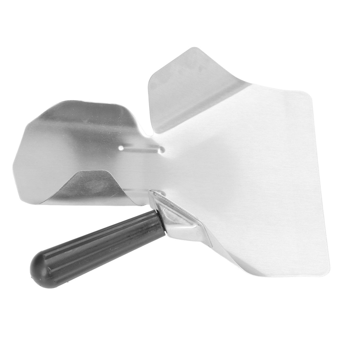 French Fry Bagger Food Grade Stainless Steel Flexible Bakelite Handle Multifunction Popcorn Bagger for Chips Popcorn