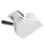 French Fry Bagger Food Grade Stainless Steel Flexible Bakelite Handle Multifunction Popcorn Bagger for Chips Popcorn - Low Angle