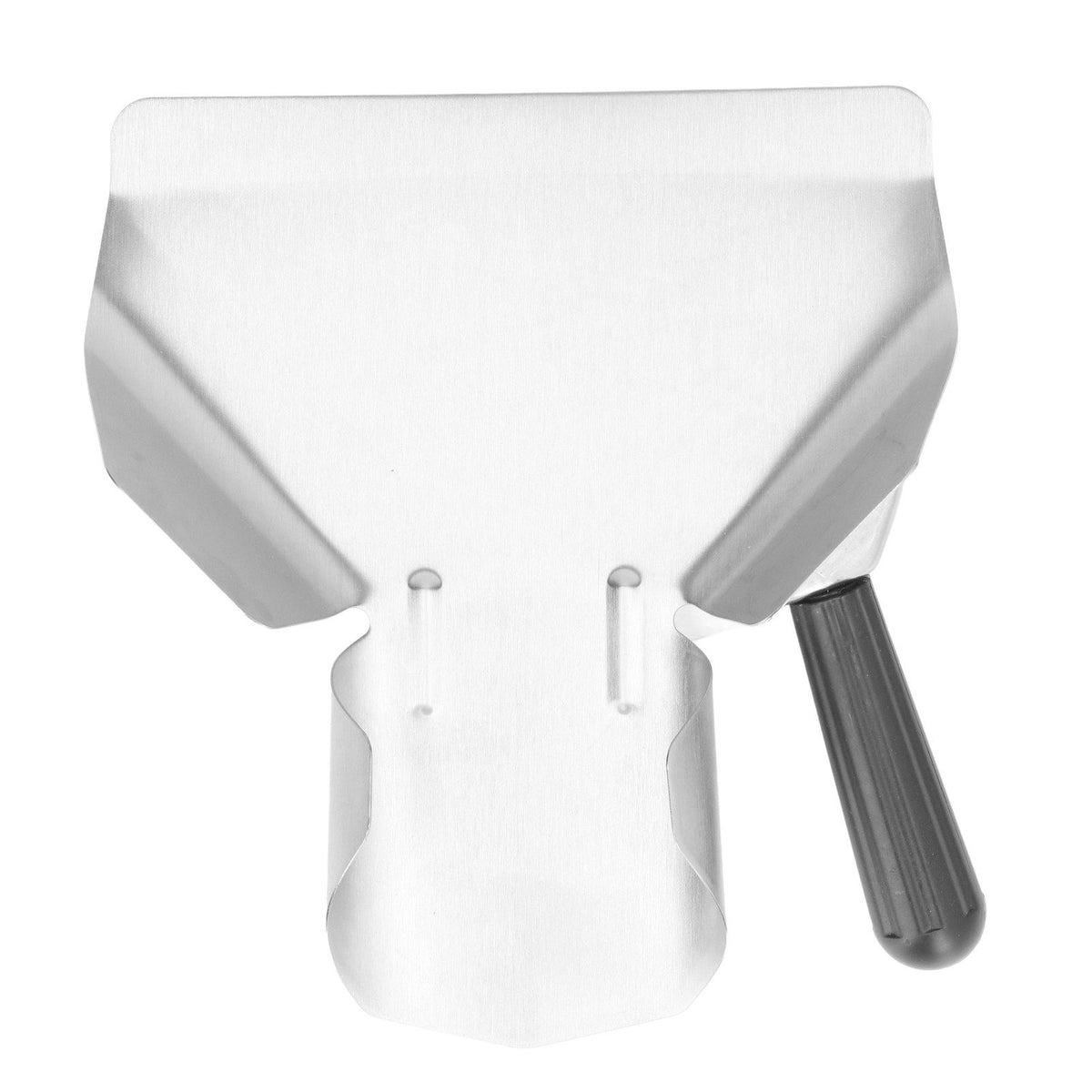 French Fry Bagger Food Grade Stainless Steel Flexible Bakelite Handle Multifunction Popcorn Bagger for Chips Popcorn