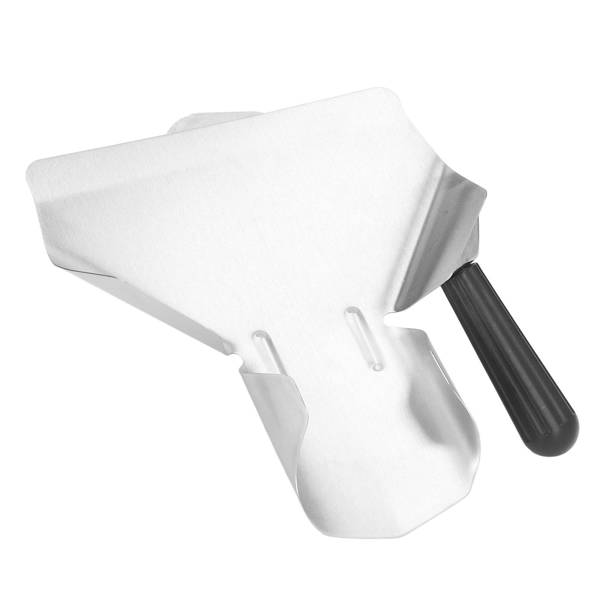French Fry Bagger Food Grade Stainless Steel Flexible Bakelite Handle Multifunction Popcorn Bagger for Chips Popcorn