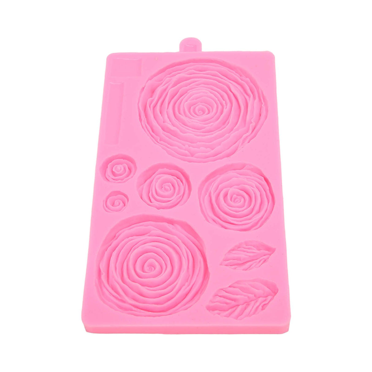 Roses Mold Stick Proof Toxic Free Odorless Dishwasher Safe Silicone Leaf Flower Mould for DIY Cake Chocolate