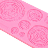 Roses Mold Stick Proof Toxic Free Odorless Dishwasher Safe Silicone Leaf Flower Mould for DIY Cake Chocolate - Extra Image