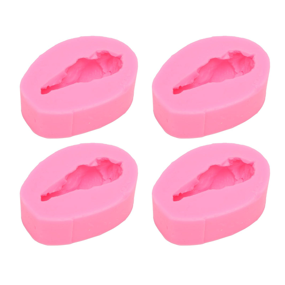 4 Pcs Silicone Mold Drumstick Shape Fondant Silicone Mold Chocolate Cake Decorating Mold DIY Pastry Baking Mold