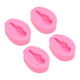 4 Pcs Silicone Mold Drumstick Shape Fondant Silicone Mold Chocolate Cake Decorating Mold DIY Pastry Baking Mold