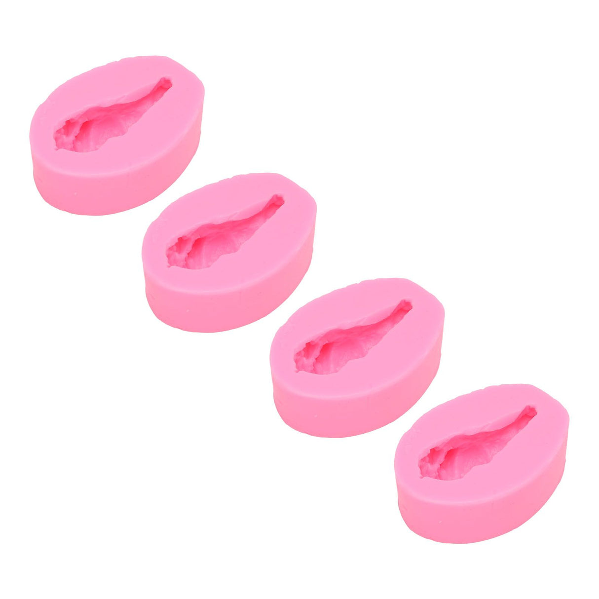 4 Pcs Silicone Mold Drumstick Shape Fondant Silicone Mold Chocolate Cake Decorating Mold DIY Pastry Baking Mold