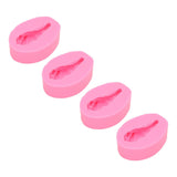 4 Pcs Silicone Mold Drumstick Shape Fondant Silicone Mold Chocolate Cake Decorating Mold DIY Pastry Baking Mold - Extra Image