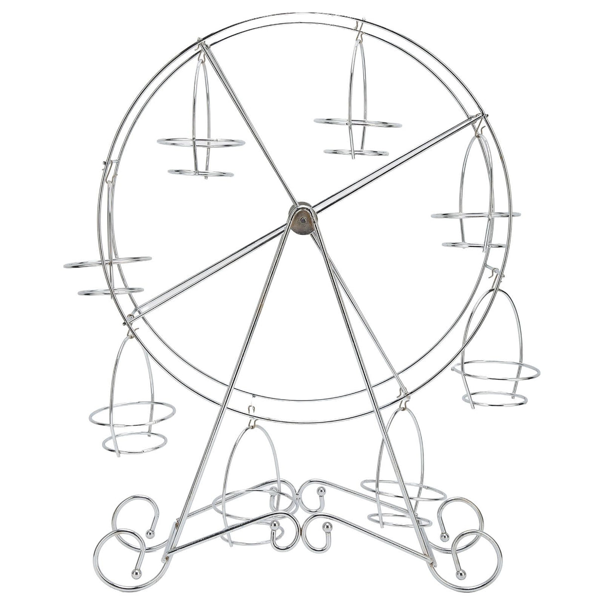 Ferris Wheel Cupcake Stand 8 Cups Dessert Carrier Display Holder for Restaurants Dessert Shops Theme Party