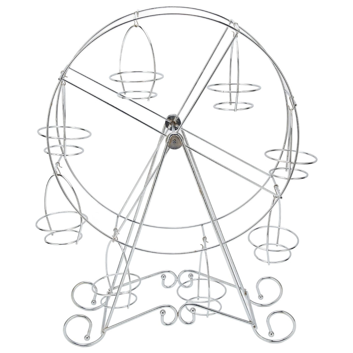 Ferris Wheel Cupcake Stand 8 Cups Dessert Carrier Display Holder for Restaurants Dessert Shops Theme Party