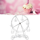 Ferris Wheel Cupcake Stand 8 Cups Dessert Carrier Display Holder for Restaurants Dessert Shops Theme Party
