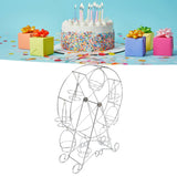 Ferris Wheel Cupcake Stand 8 Cups Dessert Carrier Display Holder for Restaurants Dessert Shops Theme Party