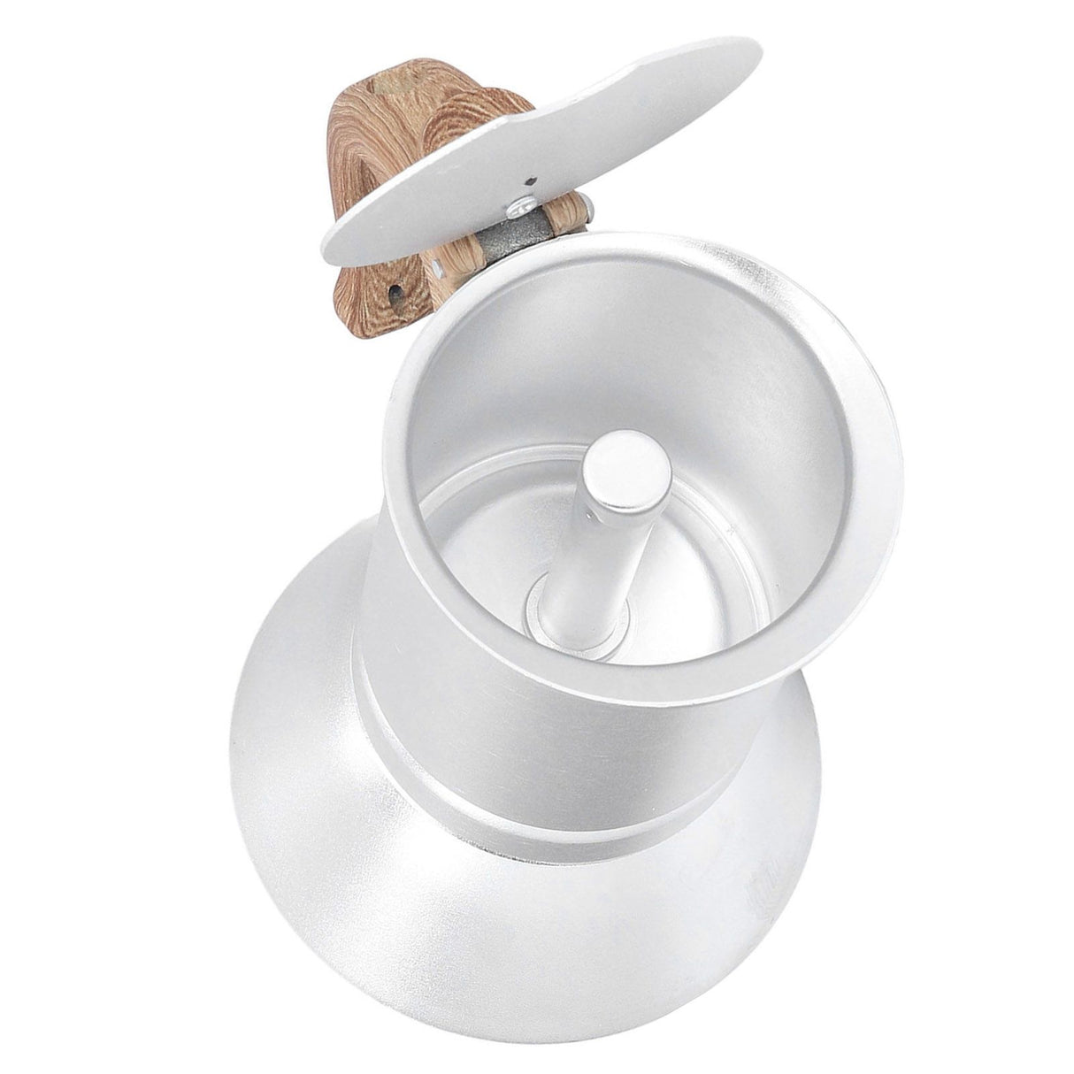 Moka Stove Coffee Maker Professional Metal Italian Coffee Maker for Home Travel Silver 150ml