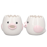 Egg White Yolk Separator Egg Liquid Separation Egg White Liquid Filter Yolk Separation Pink - Low Angle