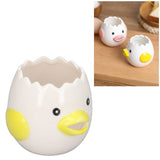 Egg White Yolk Separator Egg Liquid Separation Egg White Liquid Filter Yolk Separation Yellow