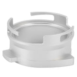 54mm Coffee Portafilter Dosing Funnel Aluminum Alloy Rotatable Dosing Funnel Coffee Machine Accessories Silver