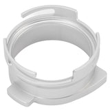 54mm Coffee Portafilter Dosing Funnel Aluminum Alloy Rotatable Dosing Funnel Coffee Machine Accessories Silver