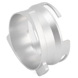 54mm Coffee Portafilter Dosing Funnel Aluminum Alloy Rotatable Dosing Funnel Coffee Machine Accessories Silver - Rear View
