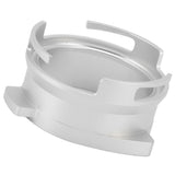 54mm Coffee Portafilter Dosing Funnel Aluminum Alloy Rotatable Dosing Funnel Coffee Machine Accessories Silver