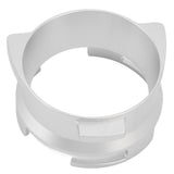 54mm Coffee Portafilter Dosing Funnel Aluminum Alloy Rotatable Dosing Funnel Coffee Machine Accessories Silver