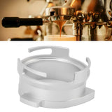 54mm Coffee Portafilter Dosing Funnel Aluminum Alloy Rotatable Dosing Funnel Coffee Machine Accessories Silver - Extra Image