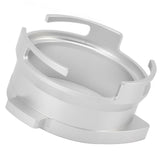 54mm Coffee Portafilter Dosing Funnel Aluminum Alloy Rotatable Dosing Funnel Coffee Machine Accessories Silver