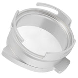 54mm Coffee Portafilter Dosing Funnel Aluminum Alloy Rotatable Dosing Funnel Coffee Machine Accessories Silver - Extra Image