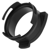 54mm Coffee Portafilter Dosing Funnel Aluminum Alloy Rotatable Dosing Funnel Coffee Machine Accessories Black - Side View