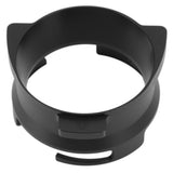 54mm Coffee Portafilter Dosing Funnel Aluminum Alloy Rotatable Dosing Funnel Coffee Machine Accessories Black